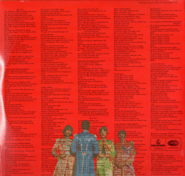 The Beatles : Sgt. Pepper's Lonely Hearts Club Band (LP, Album, RE, RM, ½ S)