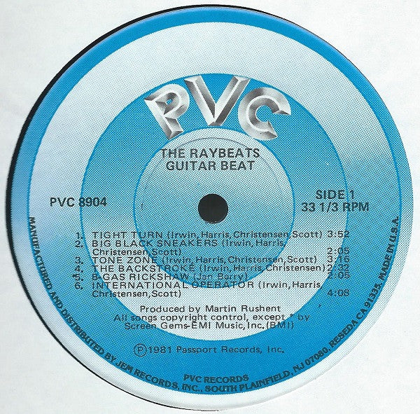 The Raybeats : Guitar Beat (LP, Album)