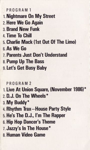 DJ Jazzy Jeff & The Fresh Prince : He's The DJ, I'm The Rapper (Cass, Album, Whi)