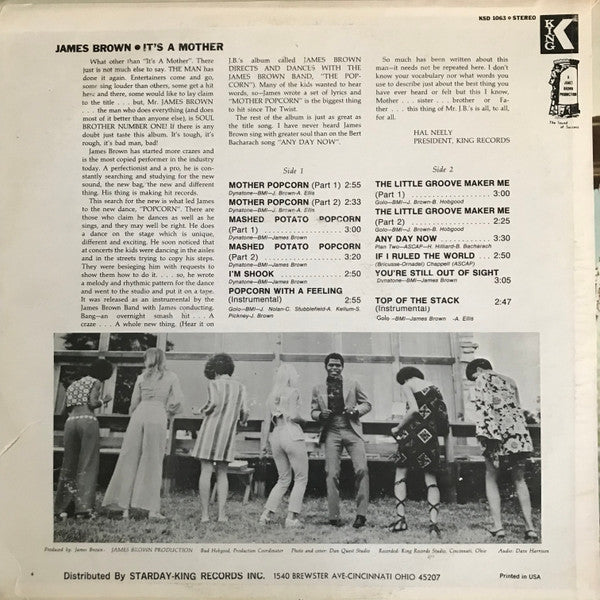 James Brown : It's A Mother (LP, Album,  In)