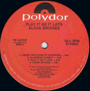 Alicia Bridges : Play It As It Lays (LP, Album)
