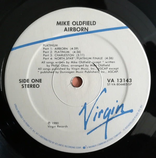 Mike Oldfield : Airborn (LP, Album)