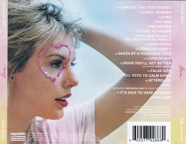 Taylor Swift : Lover (CD, Album)
