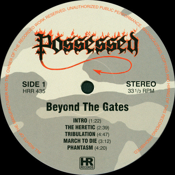 Possessed : Beyond The Gates (LP, Album, Ltd, RE, RM, RP, Tri)