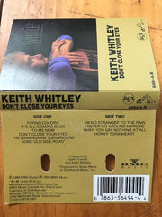 Keith Whitley : Don't Close Your Eyes (Cass, Album, Dol)