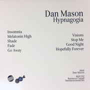 Dan Mason (8) : Hypnagogia (LP, Album, Ltd, Whi)