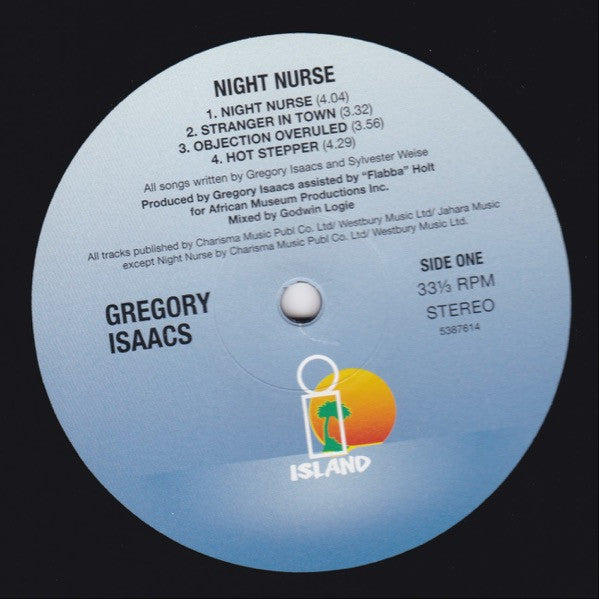 Gregory Isaacs : Night Nurse (LP, Album, RE, Isl)