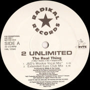 2 Unlimited : The Real Thing (12", Promo)