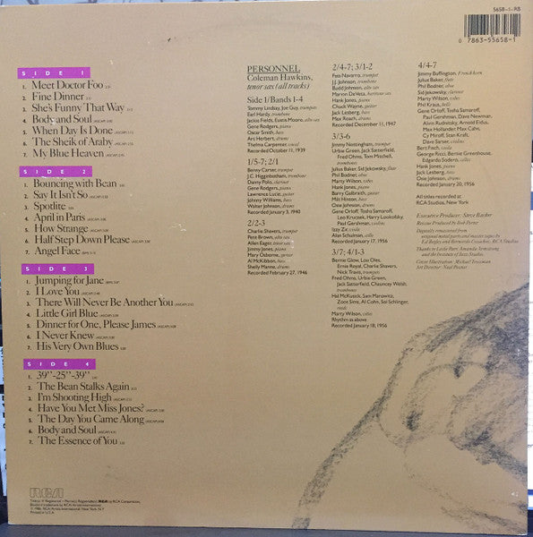 Coleman Hawkins : Body And Soul (2xLP, Comp, RM, Gat)