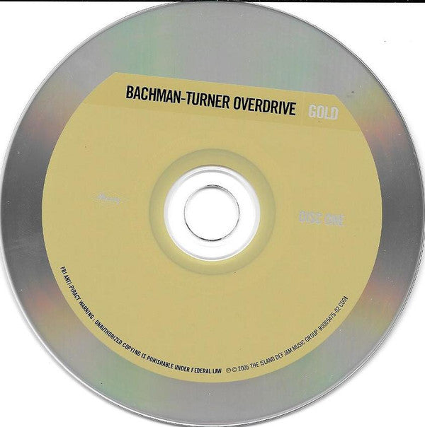 Bachman-Turner Overdrive : Gold (2xCD, Comp, RM)
