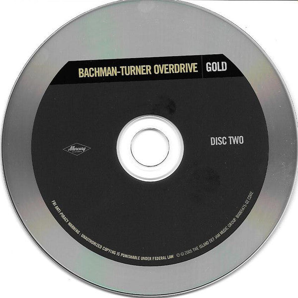 Bachman-Turner Overdrive : Gold (2xCD, Comp, RM)