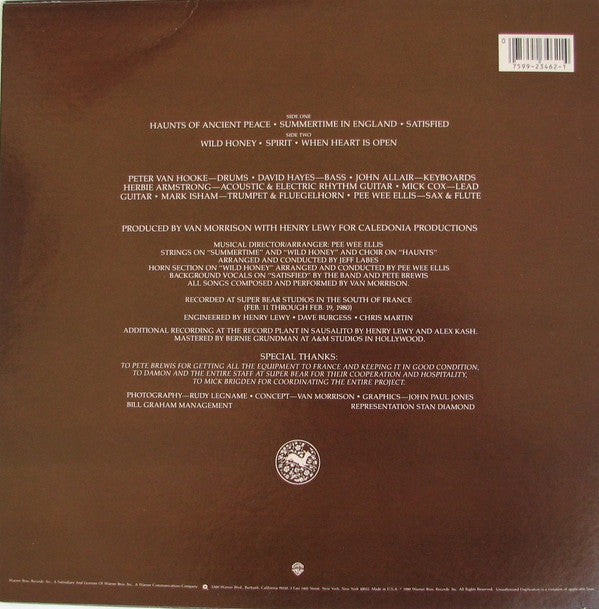 Van Morrison : Common One (LP, Album, Los)