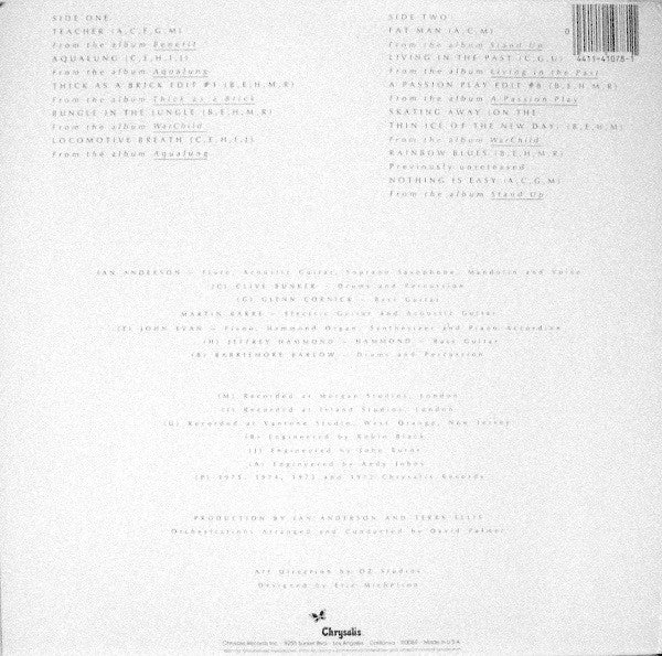 Jethro Tull : M.U. - The Best Of Jethro Tull (LP, Comp, RE, Car)
