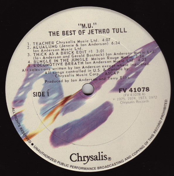 Jethro Tull : M.U. - The Best Of Jethro Tull (LP, Comp, RE, Car)