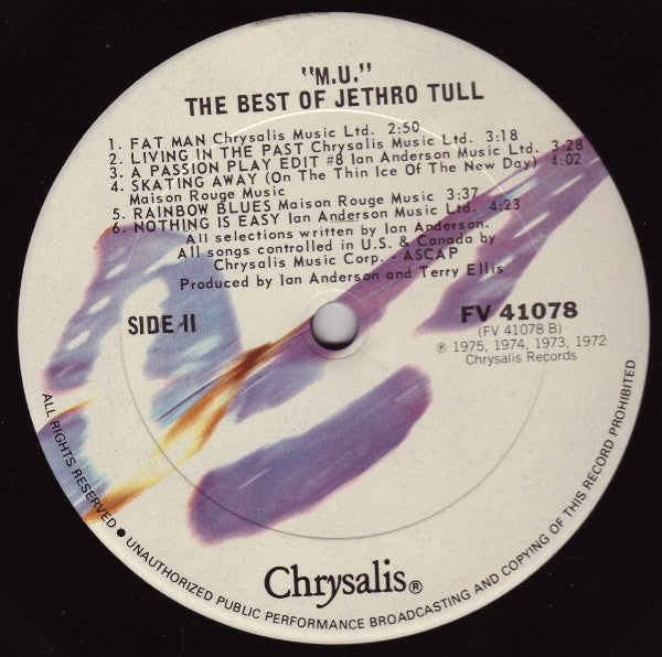 Jethro Tull : M.U. - The Best Of Jethro Tull (LP, Comp, RE, Car)