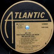 AC/DC : For Those About To Rock (We Salute You) (LP, Album, Spe)