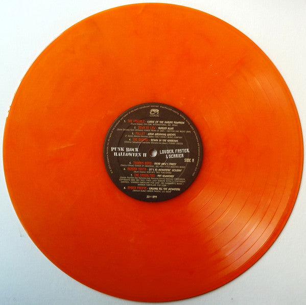 Various : Punk Rock Halloween II: Louder, Faster, & Scarier (LP, Comp, Ora)