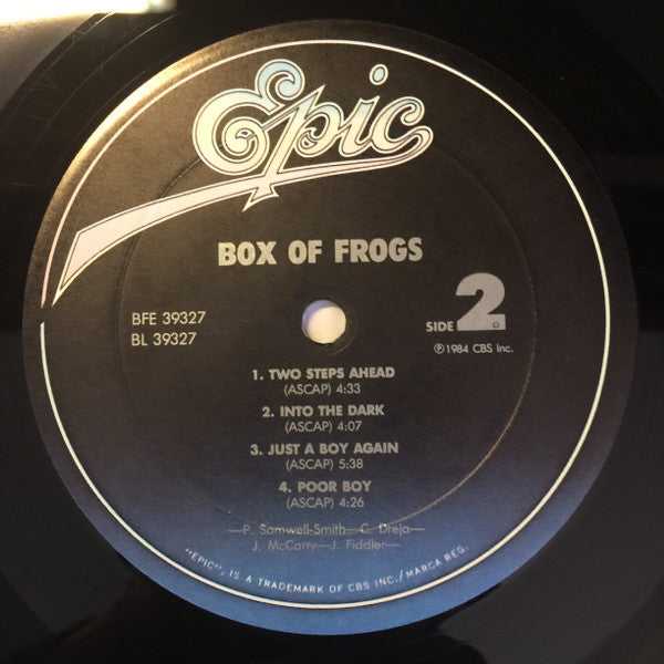 Box Of Frogs : Box Of Frogs (LP, Album, Pit)