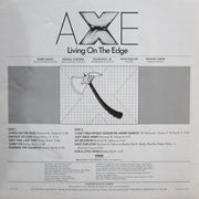 Axe : Living On The Edge (LP, Album, Pin)
