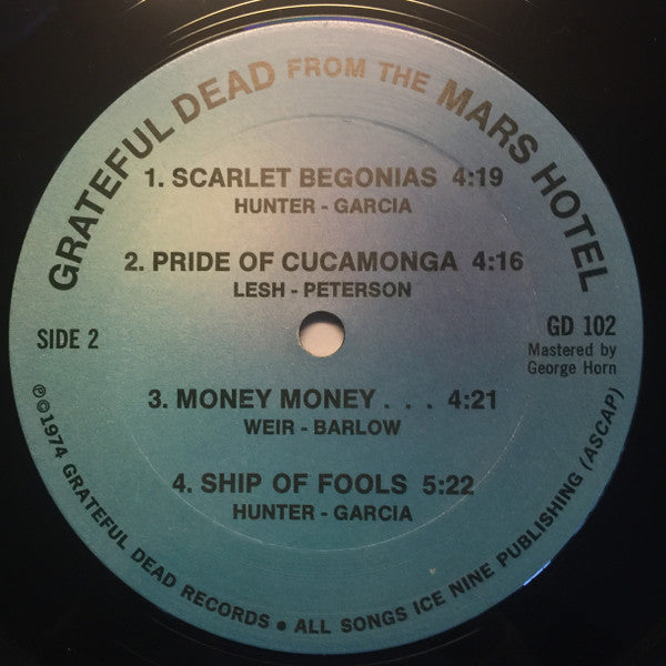 Grateful Dead* : From The Mars Hotel (LP, Album, Pre)