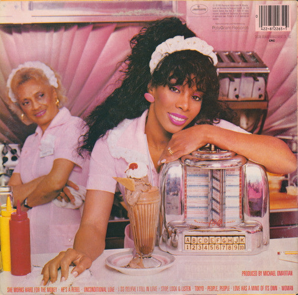 Donna Summer : She Works Hard For The Money (LP, Album, Club, 56 )