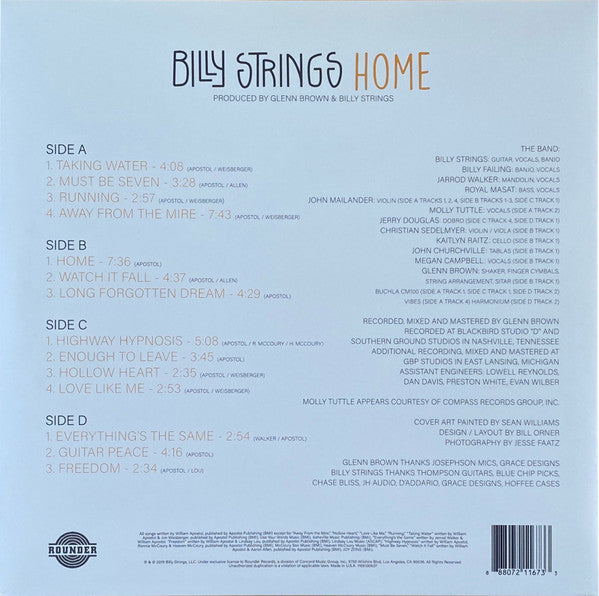 Billy Strings : Home (2xLP, Album)