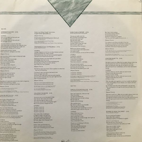 Anita Pointer : Love For What It Is (LP, Album, ℰMW)