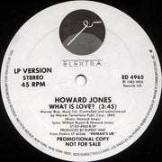 Howard Jones : What Is Love? (12", Promo)