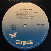 Billy Idol : Don't Stop (12", EP, Pos)