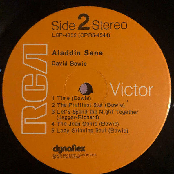 David Bowie : Aladdin Sane (LP, Album, Ind)