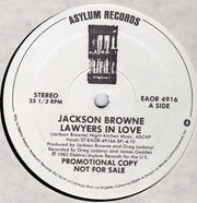 Jackson Browne : Lawyers In Love (12", Promo)