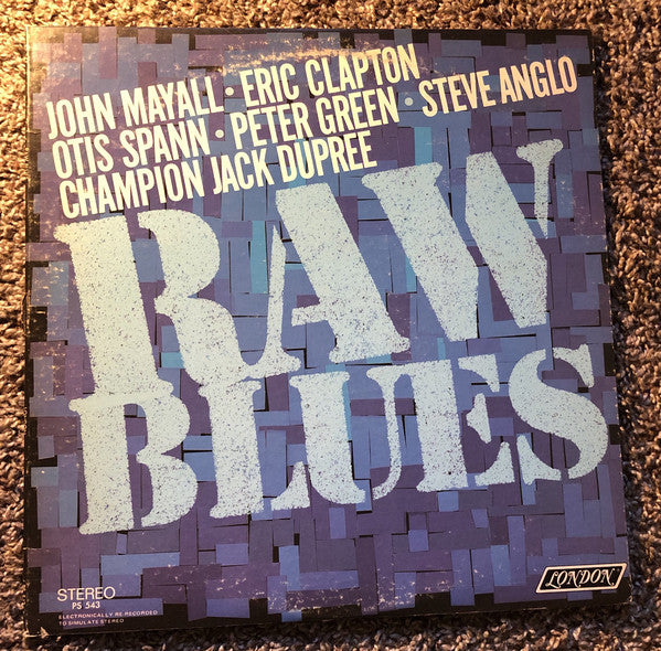 Various : Raw Blues (LP, Album, RP, PH-)