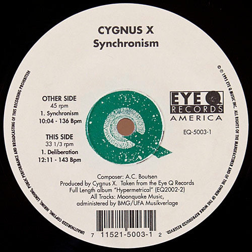 Cygnus X : Synchronism (12")