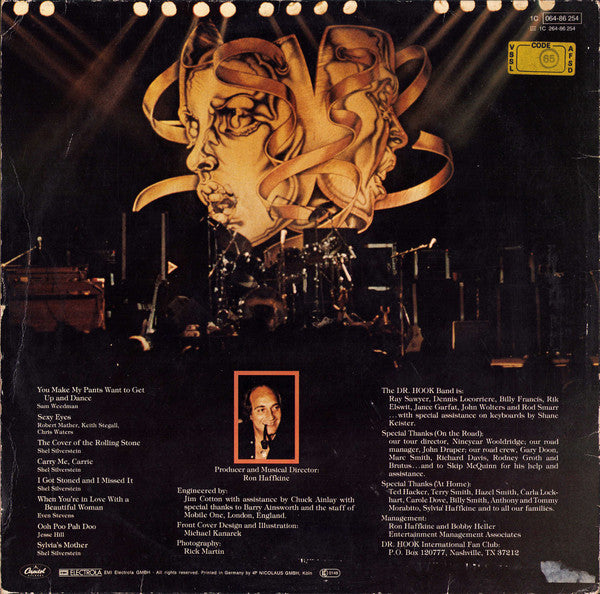 Dr. Hook : Live In The U.K. (LP, Album)