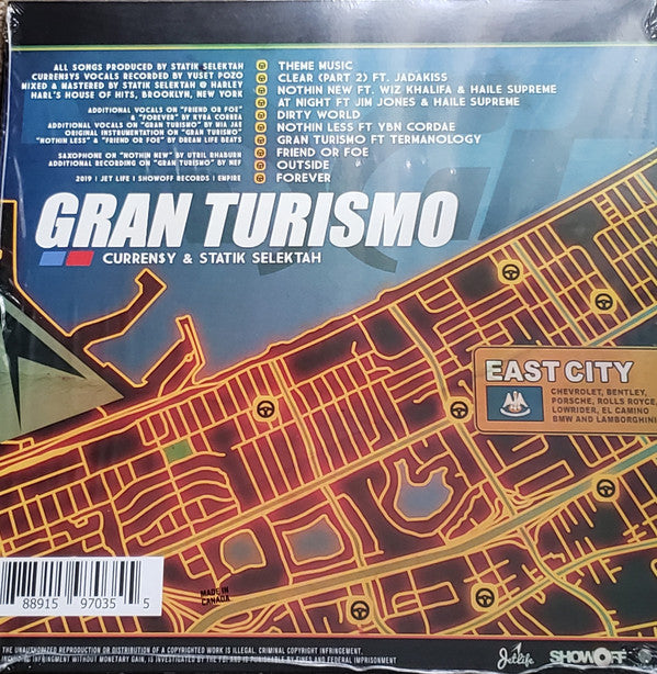 Curren$y & Statik Selektah : Gran Turismo (LP, Album)