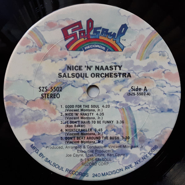 The Salsoul Orchestra : Nice 'N' Naasty (LP, Album, San)