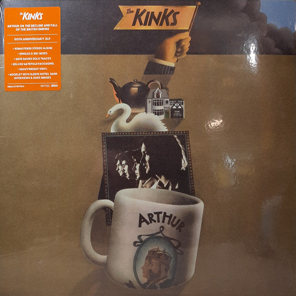 The Kinks : Arthur Or The Decline And Fall Of The British Empire (2xLP, Album, Mono, RE, RM, 50t)