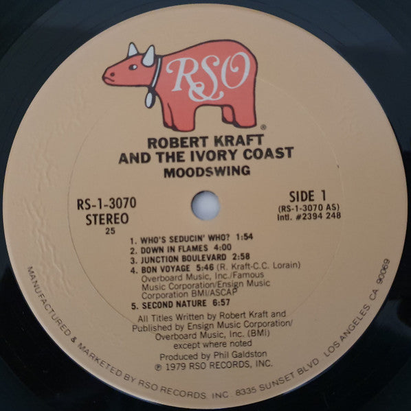 Robert Kraft & The Ivory Coast (2) : Moodswing (LP, Album, San)