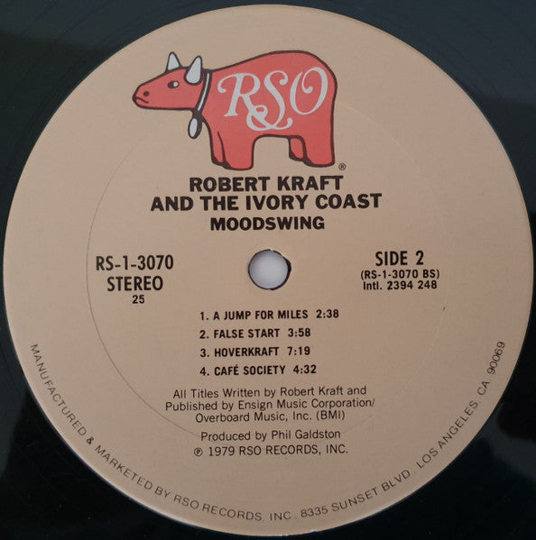 Robert Kraft & The Ivory Coast (2) : Moodswing (LP, Album, San)