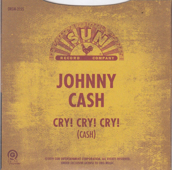 Johnny Cash : Cry! Cry! Cry! (3", S/Sided, Single, Ltd, RM)