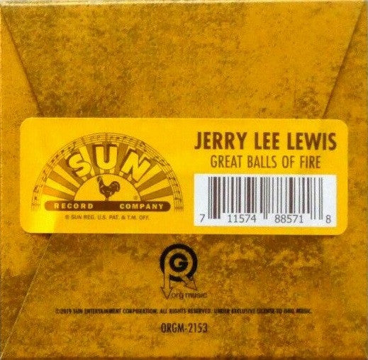 Jerry Lee Lewis : Great Balls Of Fire (3", S/Sided, Single, Ltd, RM)