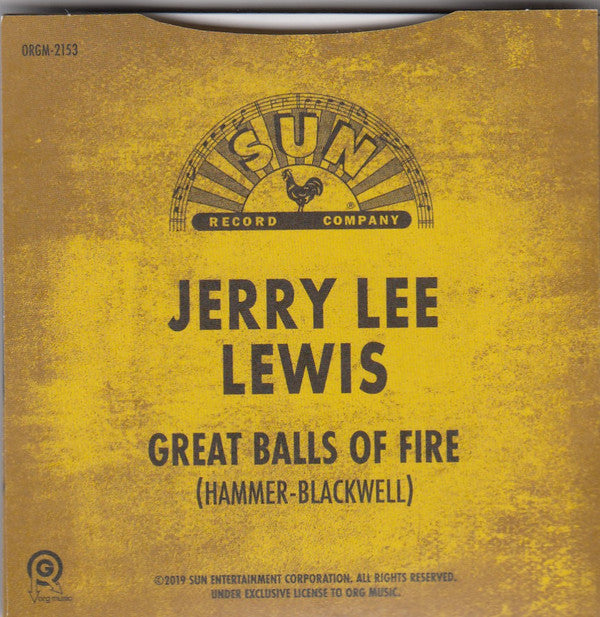 Jerry Lee Lewis : Great Balls Of Fire (3", S/Sided, Single, Ltd, RM)