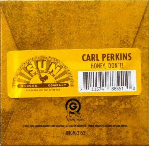 Carl Perkins : Honey, Don't! (3", S/Sided, Single, Ltd, RM)