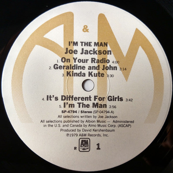 Joe Jackson : I'm The Man (LP, Album, RE, R -)