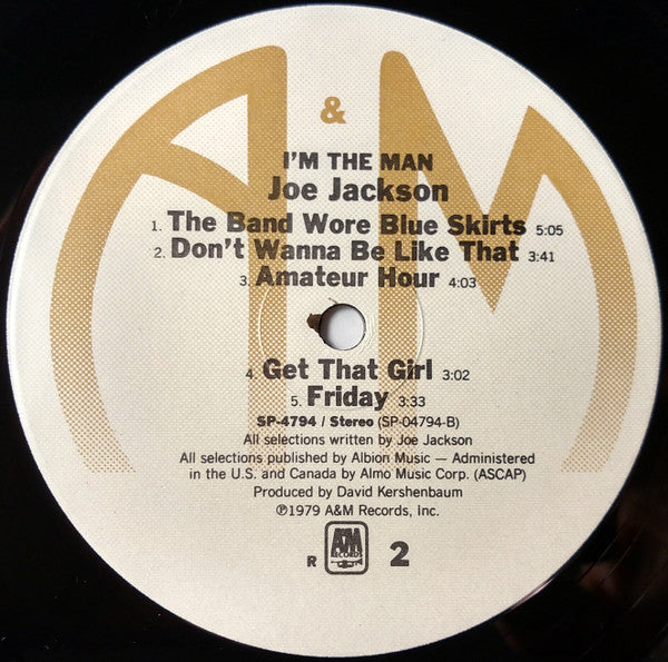 Joe Jackson : I'm The Man (LP, Album, RE, R -)