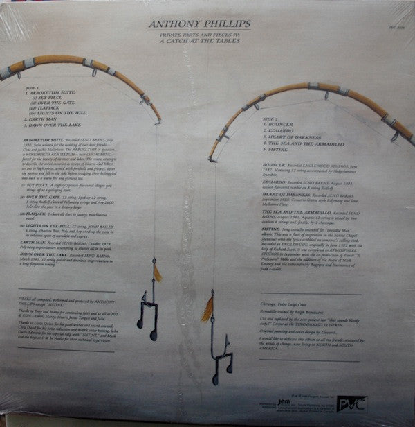 Anthony Phillips : Private Parts And Pieces IV: A Catch At The Tables (LP, Album)