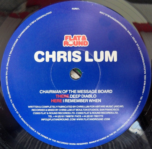 Chris Lum : Chairman Of The Message Board (12")