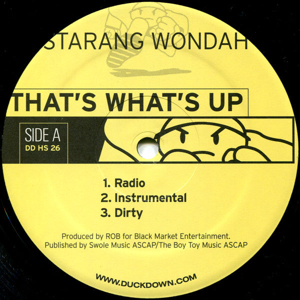 Starang Wondah* : That's What's Up / The Game (12")