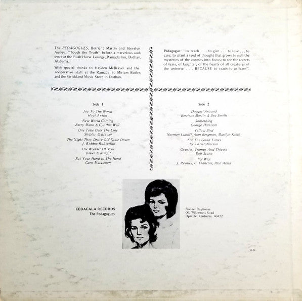 The Pedagogues : Touch The Truth (LP, Album)