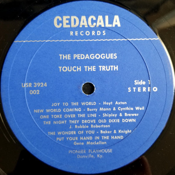 The Pedagogues : Touch The Truth (LP, Album)